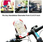 Universal Bike Handlebar Mount for Phones and GPS
