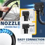 Mini Bicycle Pump for Presta and Schrader Valves