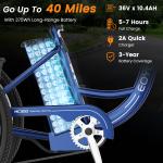 H&ZT 700W Adult Electric Tricycle - 26" Wheel