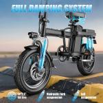 ASKGO 1000W 48V Lightweight Folding Electric Bike