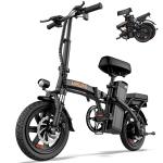 URLIFE 14" Folding Electric Bike with 500W Motor