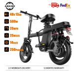 ASKGO 1000W Lightweight Folding Electric Bike 25MPH