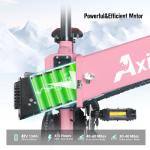 Pink 850W Folding Electric Bike for Adults