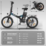 VARUN 20" Folding Electric Bike 750W City Commuter