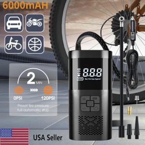 Portable Digital Bike Tire Inflator Pump