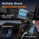 URLIFE 14" Folding Electric Bike with 500W Motor