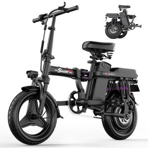ASKGO Folding 1000W Electric Bike, 25MPH Speed