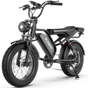 20” Full Suspension Electric Bike with Removable Battery