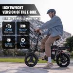 ASKGO Folding 1000W Electric Bike, 25MPH Speed