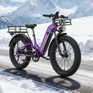 26" Fat Tire Electric Mountain Bike 1800W