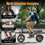 ASKGO 1000W Lightweight Folding Electric Bike 14