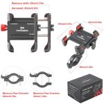 360° Aluminum Bike Phone Mount Holder