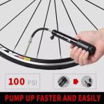 Portable Mini Bike Pump for Presta and Schrader