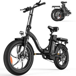 750W Folding Electric Bike with 30-Mile Range