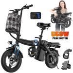 560W Folding Electric Bike for Commuting - 24MPH