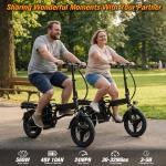 560W Folding Electric Bike for Commuting - 24MPH