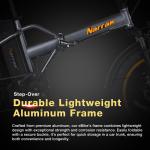 Narrak Folding Fat Tire Electric Bike 20" x 4.0