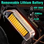 1500W Peak Electric Mountain Bike, 16" Fat Tires