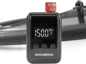 ROCKBROS Portable Electric Bike Pump with Gauge