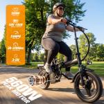 560W Folding Electric Bike for Commuting - 24MPH
