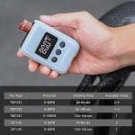 ROCKBROS Portable Electric Bike Pump with Gauge