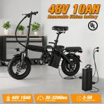 560W Folding Electric Bike for Commuting - 24MPH
