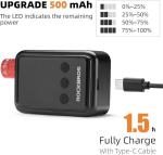 ROCKBROS Portable Electric Bike Pump with Gauge