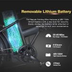 Narrak Folding Fat Tire Electric Bike 20" x 4.0