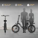 750W Folding Electric Bike with 30-Mile Range