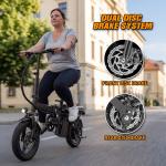 560W Folding Electric Bike for Commuting - 24MPH
