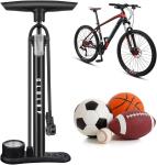 High Pressure Bike Floor Pump with Gauge