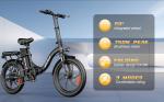 750W Folding Electric Bike with 30-Mile Range