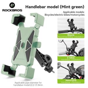 ROCKBROS Bike Phone Holder for 4.5-7.2" Devices