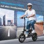 Foldable Electric Bike Peak 500W, 25MPH, 25Miles