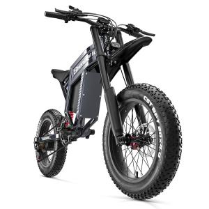1500W Electric Fat Tire Mountain Bike 40MPH