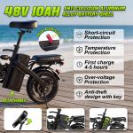 560W Adult Folding Electric Bike - 24 MPH