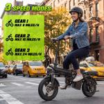 560W Adult Folding Electric Bike - 24 MPH