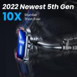 Motorcycle Phone Mount with Auto Lock and Anti-Shake