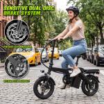 560W Adult Folding Electric Bike - 24 MPH