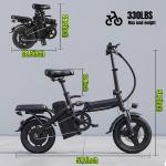 560W Adult Folding Electric Bike - 24 MPH