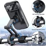 Waterproof Phone Mount for Motorcycle Handlebars
