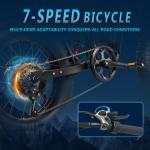 3000W Off-Road E-Mountain Bike 20" 37MPH