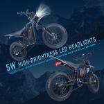 3000W Off-Road E-Mountain Bike 20" 37MPH