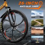 Betterland 26" Folding Mountain Bike with Suspension