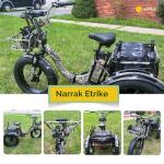 NARRAK 1350W Folding Electric Tricycle for Adults