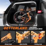 Betterland 26" Folding Mountain Bike with Suspension