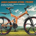 Betterland 26" Folding Mountain Bike with Suspension