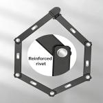 HENRUN Compact High-Security Folding Bike Lock