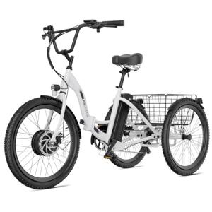 ANCHEER 350W Adult Electric Tricycle with Basket