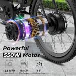 ANCHEER 350W Adult Electric Tricycle with Basket